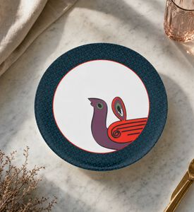 Images D'Orient Birds Of Paradise Porcelain Plate, Bird, 26.7-cm, Model View