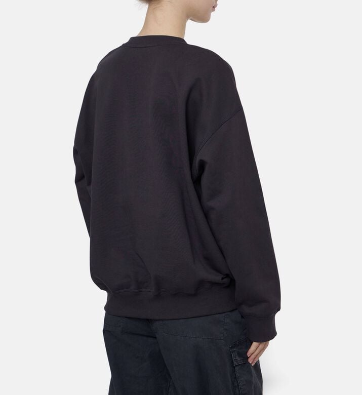 Ganni Logo-print Bear Graphic Sweatshirt, Model View