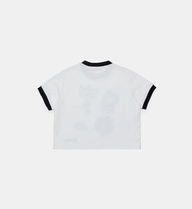 Cotton Sequin-embellished T-shirt Cotton Sequin-embellished T-shirt