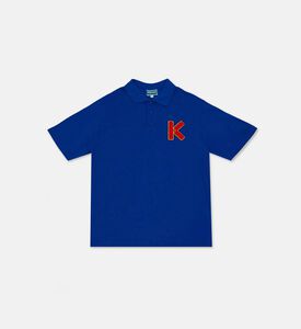 قميص بولو برقعة حرف كي K قطن بيكيه