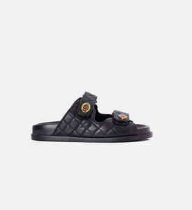 Quilted Flatform Slippers