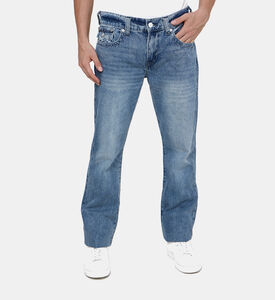 Cotton Straight-cut 5-pockets Denim Pants Cotton Straight-cut 5-pockets Denim Pants