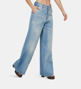 Five-pockets Wide Leg Denim Pants Five-pockets Wide Leg Denim Pants