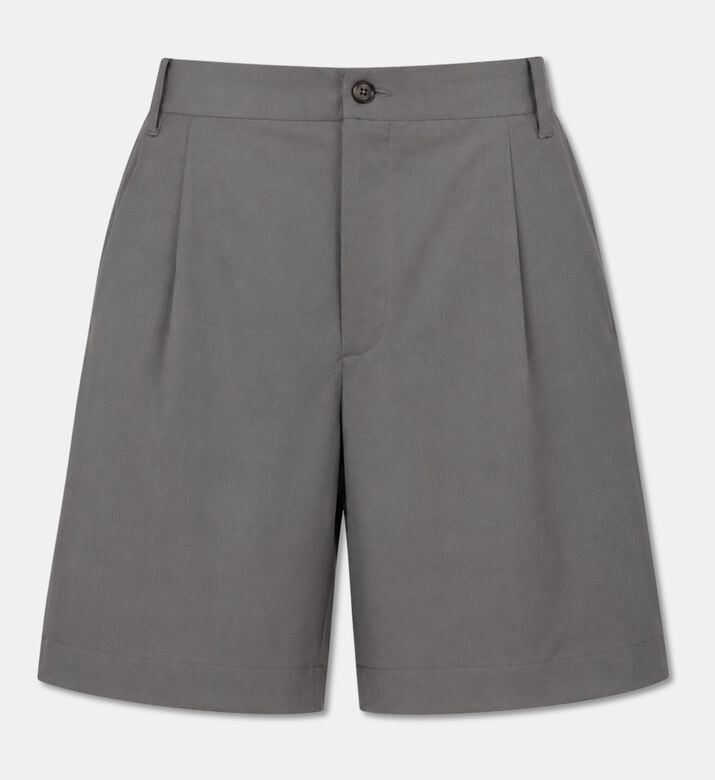 L.B.M Mark Wool Tailored Shorts, Packshot View