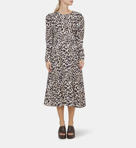 Baguera Leopard-print Midi Dress Baguera Leopard-print Midi Dress