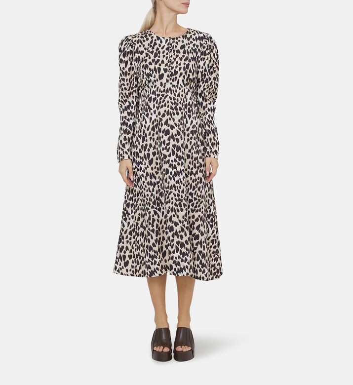 Baguera Leopard-print Midi Dress Baguera Leopard-print Midi Dress