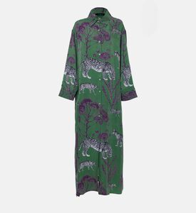 Niluu Animal-print Long-sleeve Dress, Packshot View