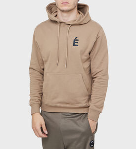 Klein Cotton Patch Hooded Sweatshirt