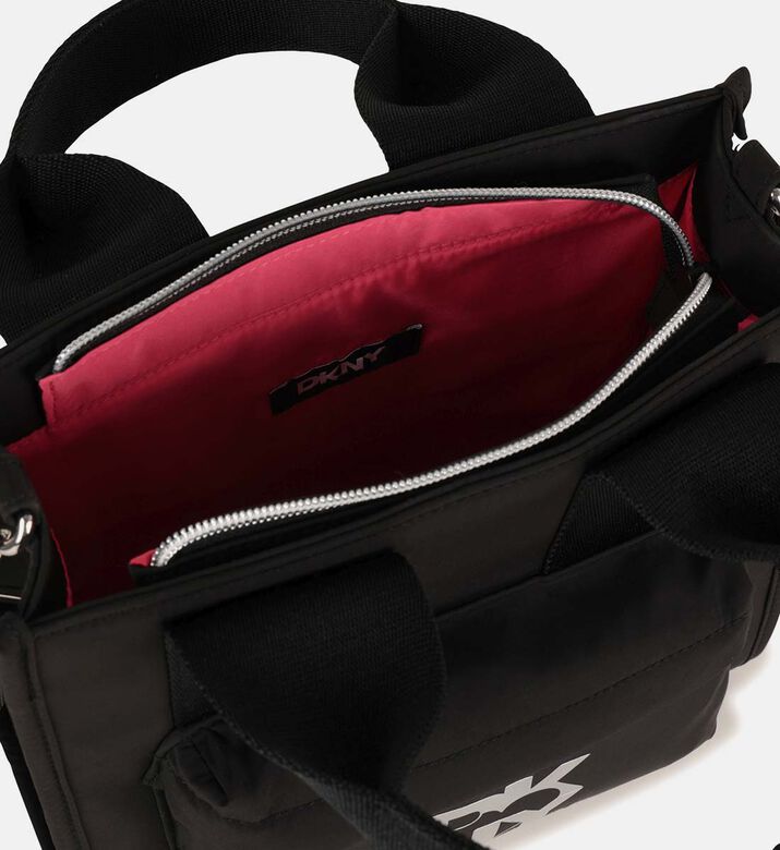 Front Print Zip Closure Crossbody Bag