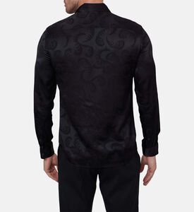 قميص مطبوع بريش على كامله