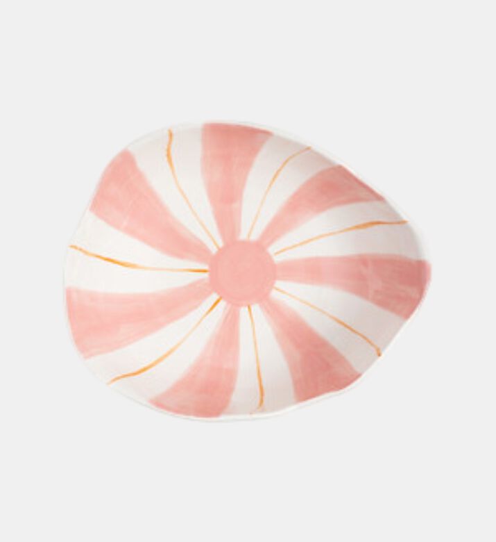 Stripe Pattern Large Bowl