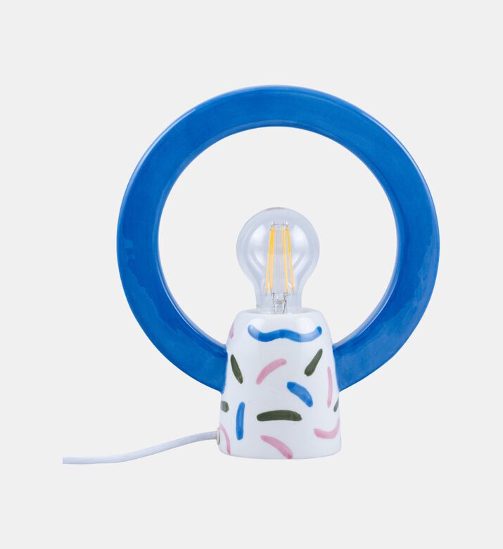Que Rico Ceramic Organic Shape Lamp, Packshot View