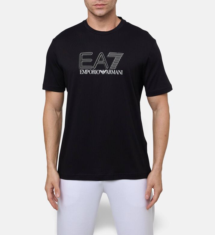 EA7 Cotton Short-sleeve T-shirt, Model View
