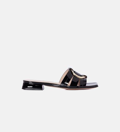 Sabot Patent Leather Slides