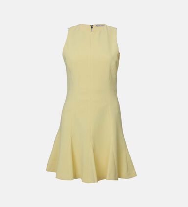 Isa Flared Crewneck Mini Dress