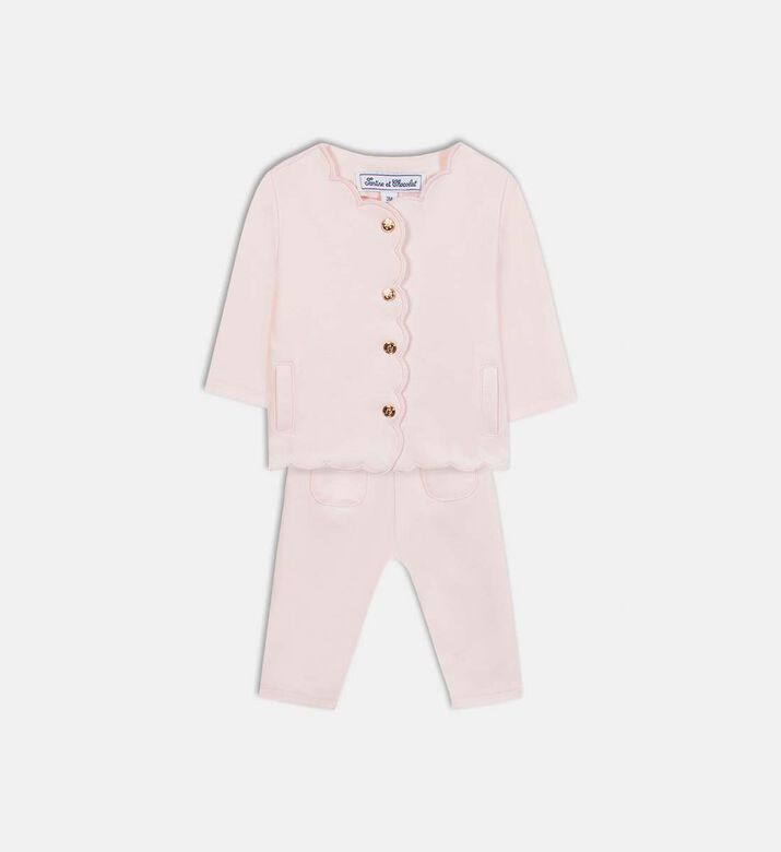 Button Closure Jogging Set