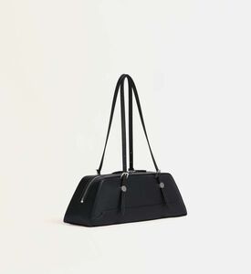 حقيبة كتف بمقبض علوي جلد