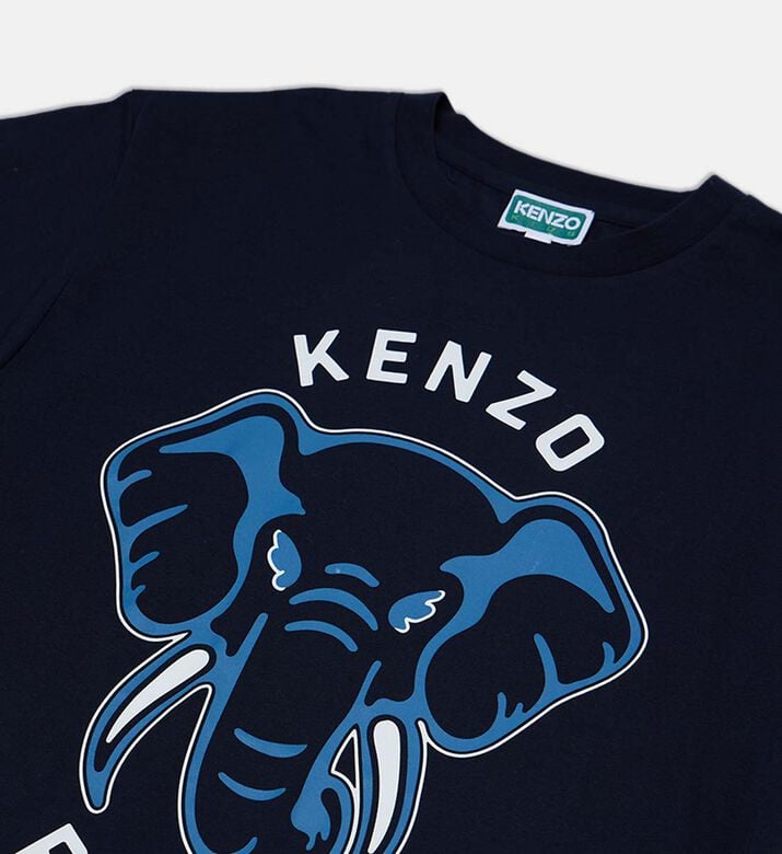 Kenzo Organic Cotton Short-sleeve Logo-print T-shirt, Navy, 12y, Packshot View Kenzo Organic Cotton Short-sleeve Logo-print T-shirt, Navy, 12y, Packshot View