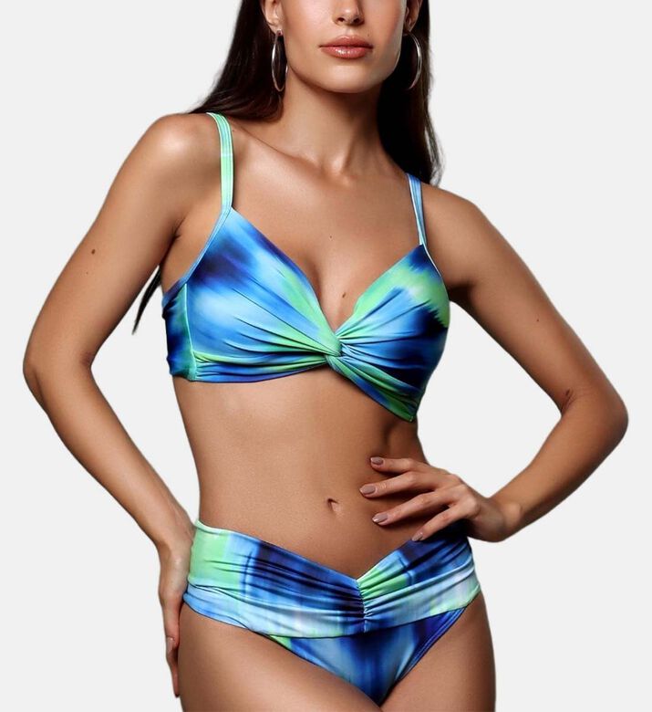 Tie-dye Pattern Bikini Bottom