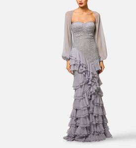 Zeena Zaki Dress Long, Model View