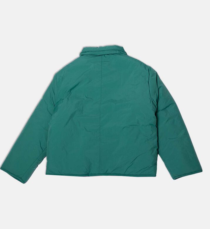 Bobo Choses Clover-print Reversible Sherpa Padded Jacket, Packshot View Bobo Choses Clover-print Reversible Sherpa Padded Jacket, Packshot View