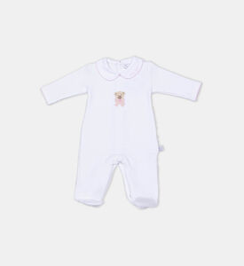 طقم 3 قطع بنقشة دب وعقدة