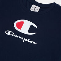Embroidered Logo Crewneck T-shirt