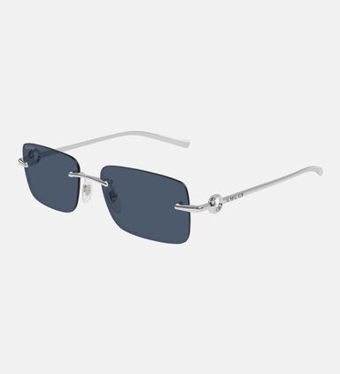 Metal Rectangular Shape Sunglasses 55