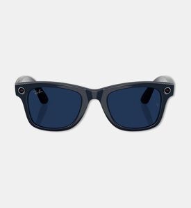 Rayban Smart Tech Wayfarer Style Integrated Camera Sunglasses, Blue, Packshot View