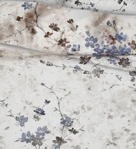 Home Deco and More Luisa Floral Cotton Satin Bed Set, Multicolor, 200x200-cm, Packshot View