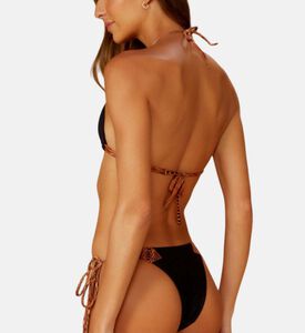 قطعة بيكيني علوية بكيرا بقصة مثلثة بطبعة