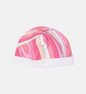 Matching Abstract-print Long-sleeve Romper Set