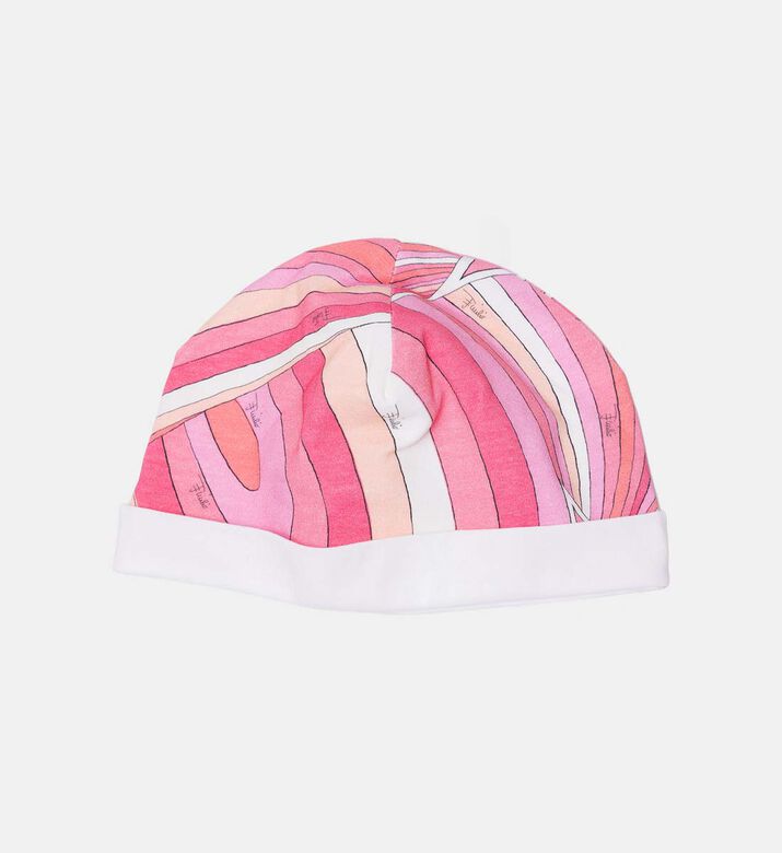 Matching Abstract-print Long-sleeve Romper Set