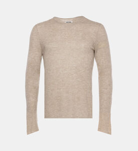 Teiss Cashmere Semi-sheer Sweater