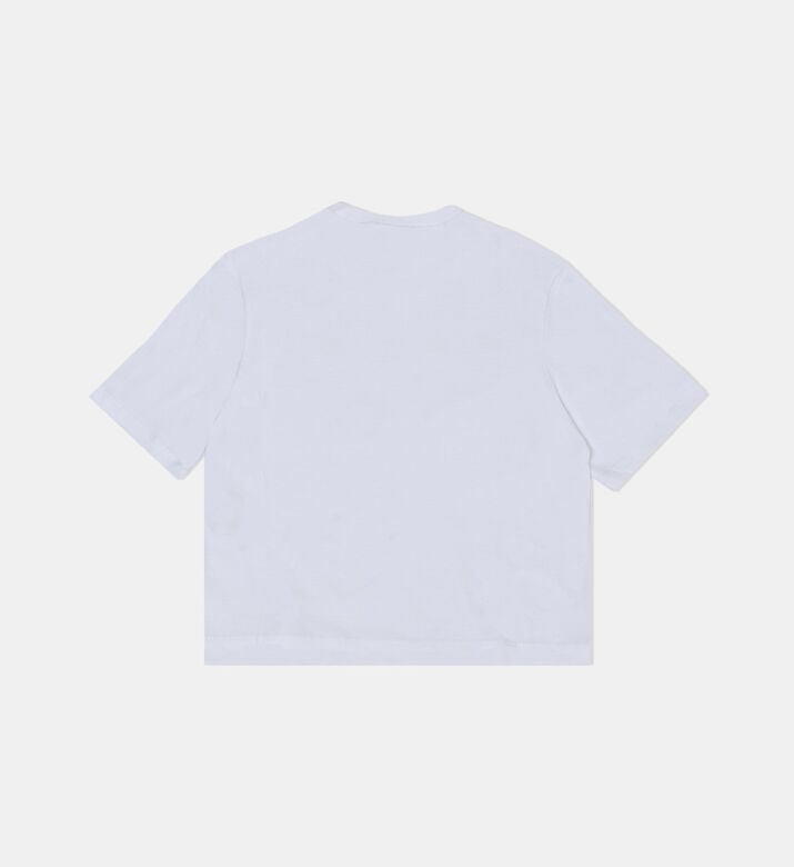 Cotton Contrasted Logo-print T-shirt Cotton Contrasted Logo-print T-shirt