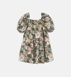 Cotton Liberty-print Mini Dress
