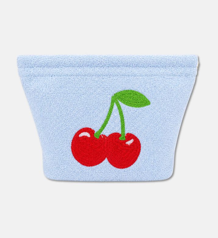 MiniMill Kids Blue Cherry Towel Pouch, Packshot View