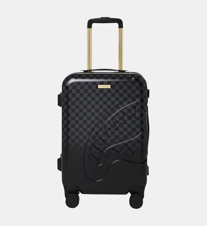 Sprayground Check Pattern Carry-on Luggage, Packshot View