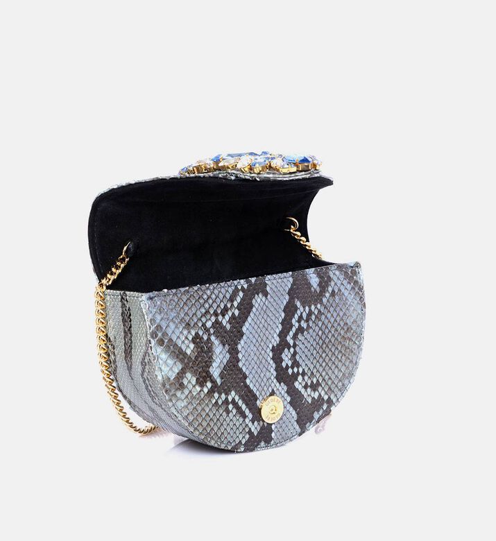Crystal-embellished Snake Skin Bag Crystal-embellished Snake Skin Bag