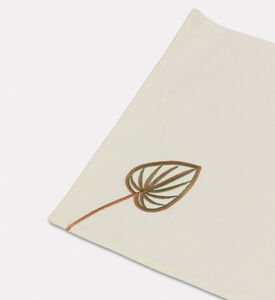 Home Deco and More Leaf Embroidered Table Mat, Packshot View