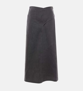 Dawei Asymmetric Panel A-line Skirt, Packshot View