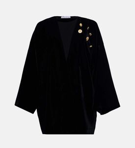 Blue For Burgundy Card Velvet, Black, Packshot View