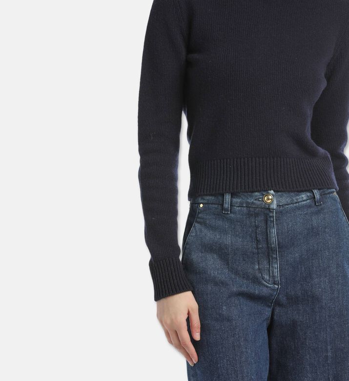 Luisa Spagnoli Pullover, Blue, L, Model View