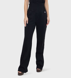 High-wasted Cotton Sweatpants