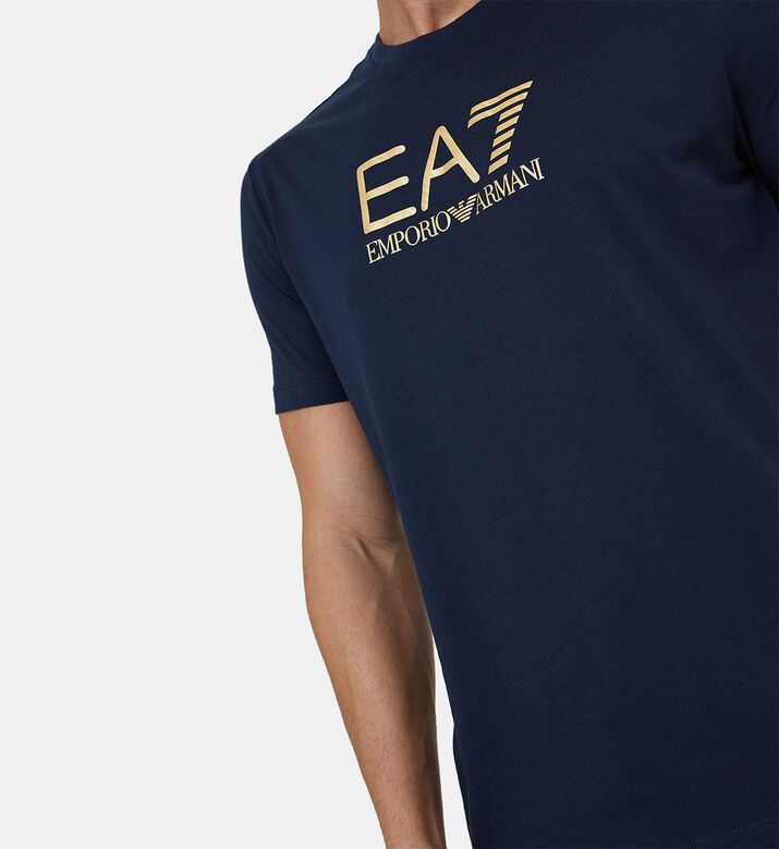 تيشيرت قطن بطبعة شعار