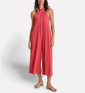 LIVE! Wide Halter Jumpsuit, Model View