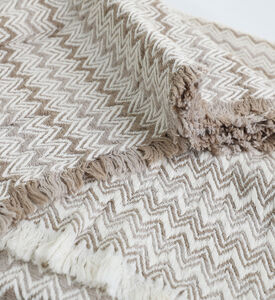 Julia Herringbone Cotton Throw