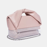 Twister Leather Crystal Top Handle Bag