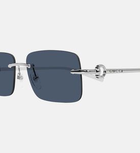 نظارة شمسية مستطيلة معدنية 55