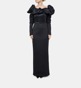 Ruffled Off-shoulder Puffy Dress